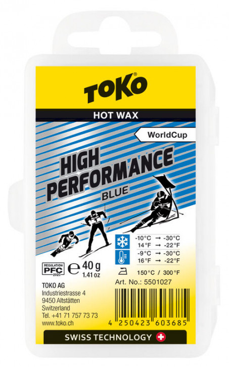 TOKO High Performance 40g Gelb/Rot/Blau