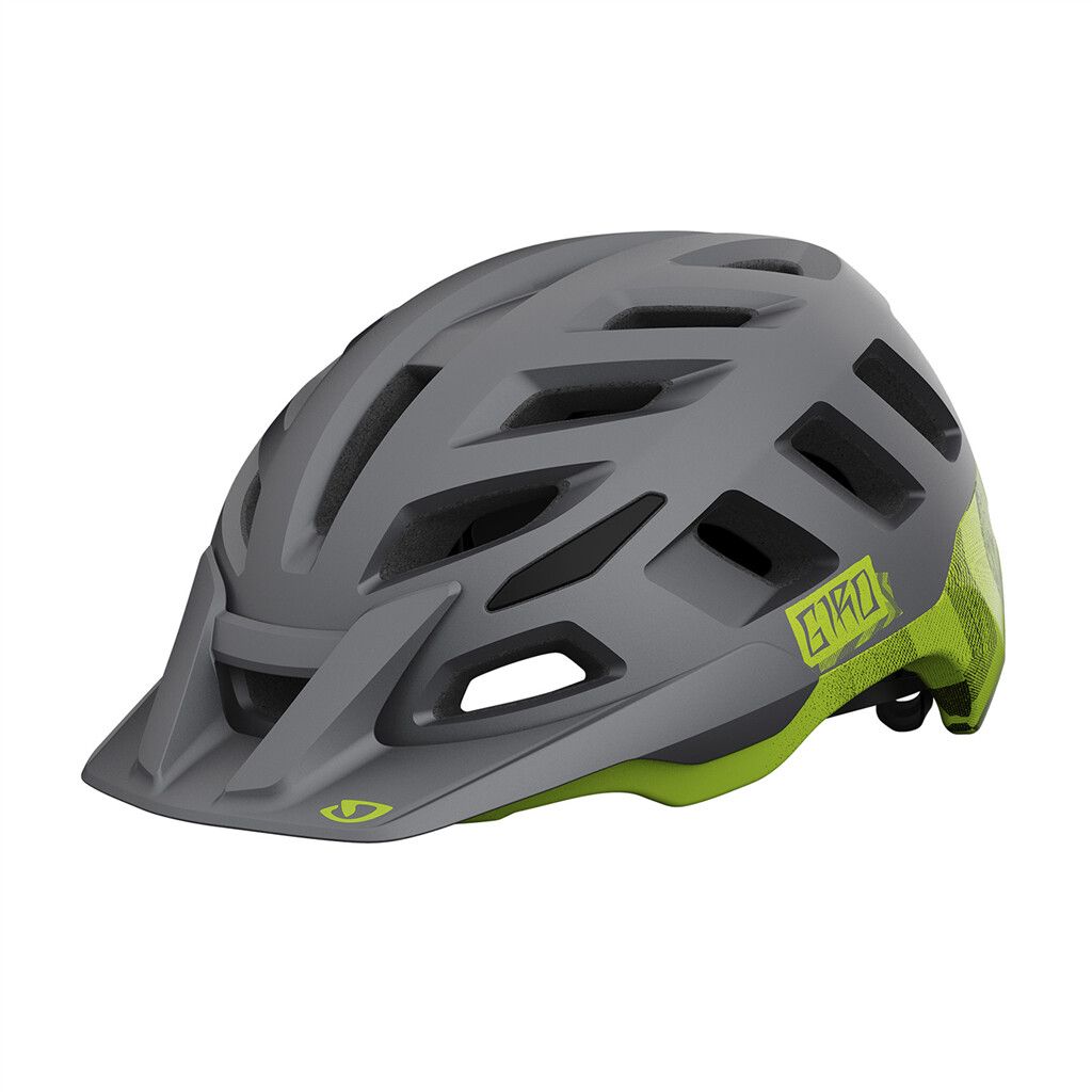 GIRO Radix MIPS Helmet (Matte Metallic Black/Ano Lime)