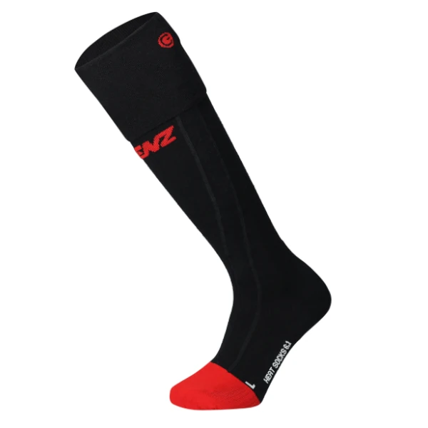 LENZ heat sock 6.1 toe cap merino compression (schwarz)
